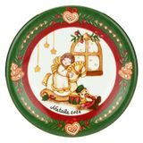 THUN Dessertbord Limited Edition 2024 van porselein Ø 19,3 cm - Collectie Kerstverrassingen