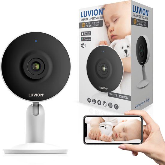 LUVION® Smart Optics Mini HD Wifi Baby Camera - Smartbaby - White Edition
