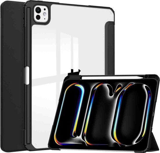 iMoshion Tablet Hoes voor Apple iPad Pro 11 (2024) - Trifold Book Case - Zwart