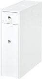 Homcom Badkamerkastje - MDF - 17x48x58cm - Wit