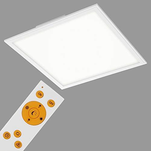 Briloner Leuchten LED-paneel - Plafondlamp - Dimbaar - Kleurtemperatuurregeling - 45x45 cm - Wit