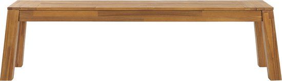 Beliani LIVORNO - 3-zits Tuinbank - Acaciahout - Lichtbruin