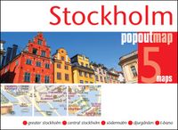 Stockholm Popout Maps Stockholm PopOut Map