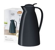 alfi Eco Thermoskan 0825020100, 1 liter, Kunststof, 12 Uur Warm, 24 Uur Koud, Mat Zwart