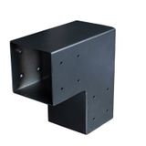 Tuindeco Paalverbinder 2-weg 90 graden hoek t.b.v 12 cm paal