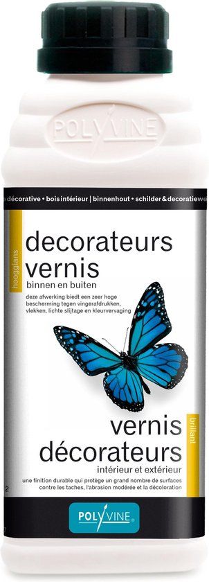 Polyvine Decorateursvernis - Hoogglans - 500 ml