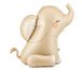 PartyDeco - Folieballon olifant beige 84 x 90 cm