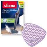 Vileda Steam Plus Pro Sensitive Microvezelpads - Set van 2