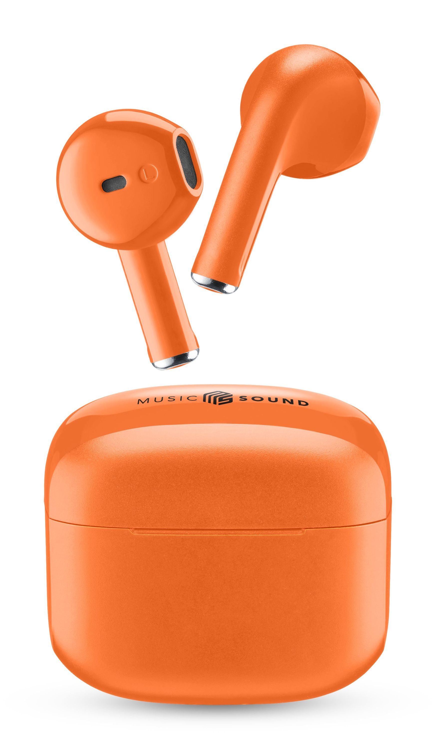 Music Sound Cellularline SWAG BT Kopfhörer MS Orange Wireless In-Ear Headphones