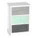 King Home C656178 ladenkast met 3 laden, 42 x 32 x 63 H