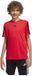 Adidas Train Essentials 3 Stripes T-shirt Met Korte Mouwen Rood 13-14 Years Jongen