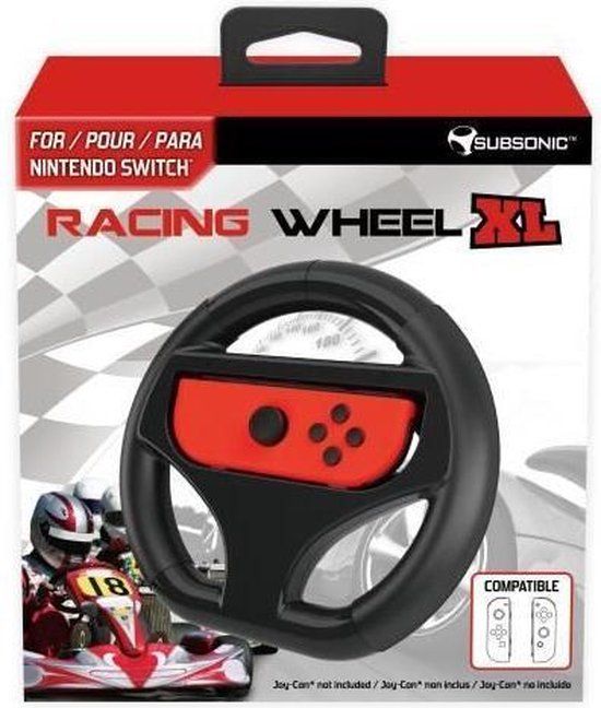 Subsonic Stuurwiel XL voor Nintendo Switch