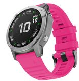 By Qubix - Siliconen bandje - 22mm Quickfit - Roze - Geschikt voor Garmin Forerunner 745 / 935 / 945 / 955 / 965