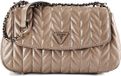 GUESS Cheryl Convertible Xbody Flap Schoudertas Dark Taupe