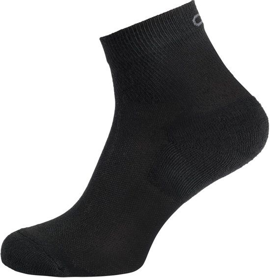 ODLO Socks Quarter Active Quater 2 Pack Sportsokken Unisex - Black