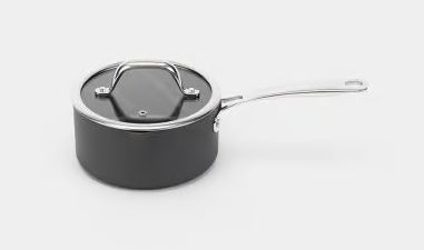 Brabantia Balance Steelpan - 1.5L - Zwart/RVS