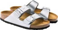 Birkenstock Arizona BS Pantoffels - Zilver - Dames - Maat 38
