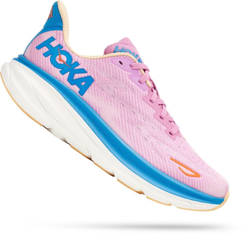 Hoka One One Clifton 9 Running Shoes Women - roze/blauw