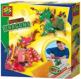 SES Creative 14296 Metalen Draken - Creatieve Knutselset voor Kinderen vanaf 5 Jaar