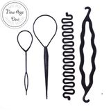 New Age Devi Hairstyling Tool Haar Opsteken Vlecht Hulpstuk Zwart