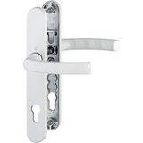 HOPPE 3760970 deurkrukgarnituur LIÈGE - op smal bord, deurdikte 67-72, wit