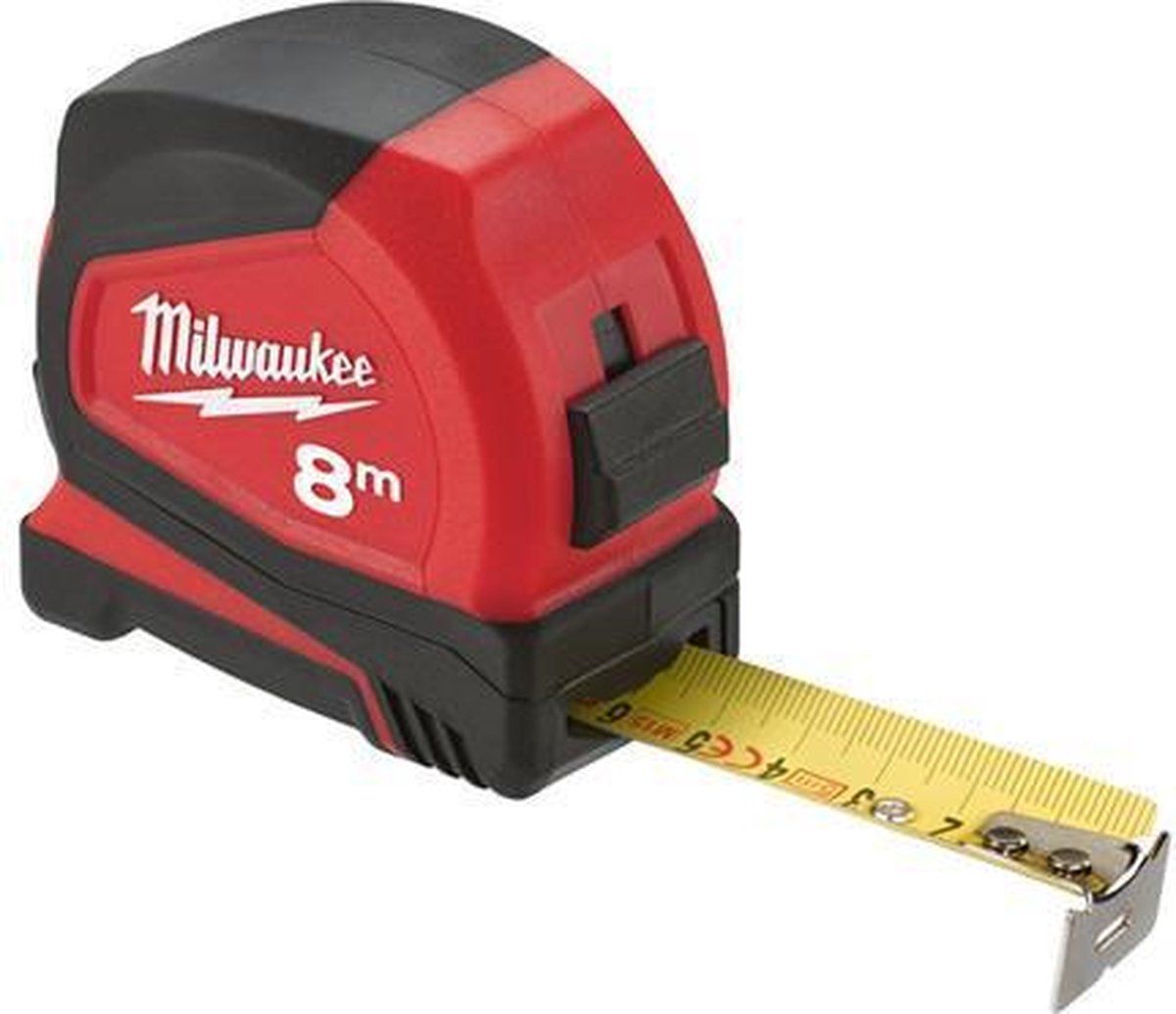 Milwaukee 4932459594 Pro C8/25 Rolmaat - 25mm x 8m