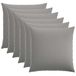 vidaXL Kussensloop HEERLEN Wolkgrijs 60 x 60 cm Stof (2 stuks)