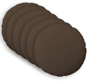 vidaXL - Kussensloop - 6 stuks - HEERLEN - Taupe - Ø 40 cm - Katoensatijn