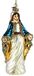 Werner Voss décoration de sapin - Madonna 14cm en verre, couleur bleu 1 pièce
