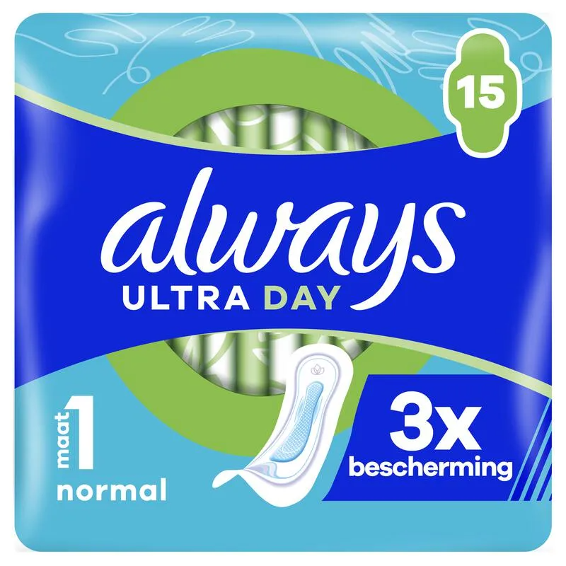 Always Maandverband Ultra Day Normal Maat 1