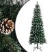 vidaXL Sapin de Noël artificiel avec support 240 cm PVC vert