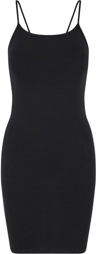 Urban Classics Stretch Jersey Slim Dames Mini-jurk - Zwart - M