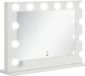 HOMCOM Miroir de courtoisie Hollywood avec éclairage