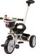 Viking Choice Tricycle - avec barre de poussée et panier à vélo - 95x48x90cm - noir