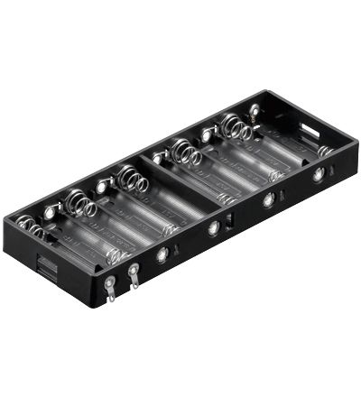 Goobay BH AA 10xL - Passieve houder - Zwart
