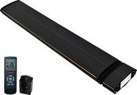 Quality Heating Infrarood Terrasverwarmer - 2400W - Zwart - Met Afstandsbediening