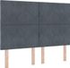 vidaXL Boxspringbed met hoofdeinde Donkergrijs 160 x 200 cm Fluweel