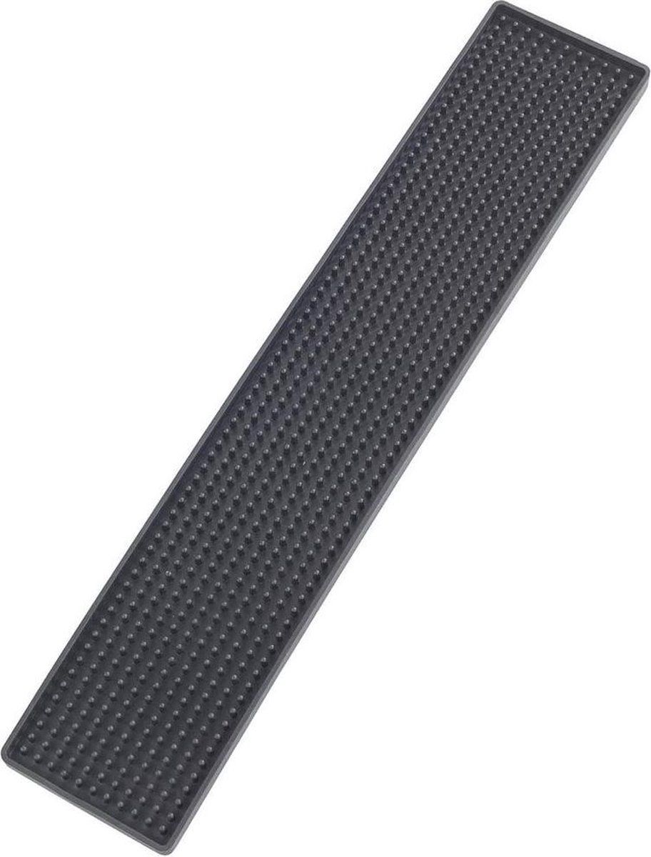 WENKO Afdruipmat 8 x 42 cm Zwart