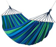 Gardlov Tweepersoons Tuinhangmat 260x160 cm - Blauw/Groen - Inclusief Montage Touwen