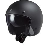 LS2 OF601 Bob II Solid Mat Zwart 06 Jethelm - Helm