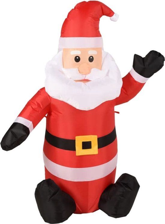 PerfectLed Opblaasbare Kerstman - 120cm - LED - Rood - Buiten