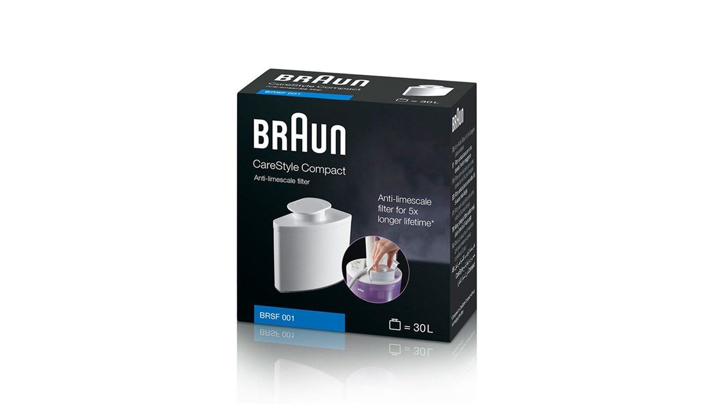 Braun BRSF001 Waterfilter - White - Easy to Apply & Remove - Durable