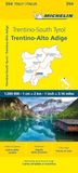 Trentino Michelin Trentino - Michelin Local Map 354