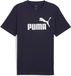 Puma ESS No.1 Logo Tee 682532 Heren Korte Mouw Polyester Effen Trainingsshirt Normaal New Navy 4XL