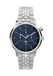 Timex Marlin® Moon Phase Kwarts Analoog Horloge Zilverkleur En Blauw Case: 100% Stainless Steel | Armband: 100% Stainless Steel 40 TW2W51300AJ