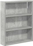 vidaXL Badkamer wandkast Beton Grijs 40 x 10 x 50 cm