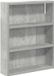 vidaXL Badkamer wandkast Beton Grijs 40 x 10 x 50 cm