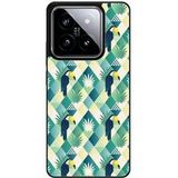 Toucan Toucan losange Verstevigd hoesje met sublimatie bedrukking, compatibel met Xiaomi 14