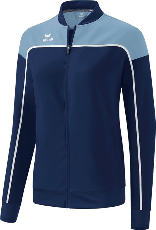 Erima Change Presentatiejack Dames - New Navy / Faded Denim / Wit - Maat 36