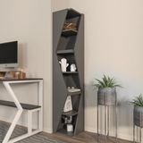 Stijlvolle Boekenplank Antraciet 165x31,8x18mm Melamine Gecoat